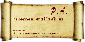 Pipernea Arétász névjegykártya
